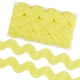 thumbnail image 1 of Cinta GORGECRAFT Ric Rac con ribete de encaje, 10 yardas y 4 cm, color amarillo, 1 of 8
