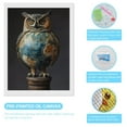 thumbnail image 3 of Diamond Art Kits for Adults, Owl Globe SculptureDiamond Painting Kits for Beginners, Frameless Round 5D Full Drill Diamonds Art Gem Art Crafts Home Decor Gifts, 3 of 8