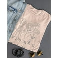 thumbnail image 3 of Floral Soul T-Shirt Women -Smartprints Designs, Female x-Large, 3 of 4