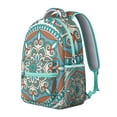 thumbnail image 4 of Sacred Symbolic Mandala Students Backpack Fashion Backpack with Vintage Traditional Mandala and Abstract Ornamental Pattern, Comfortable and Durable for School, 4 of 6