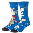 thumbnail image 2 of ODD SOX, Nickelodeon Crew Socks, Ren & Stimpy, Novelty Cartoon Prints, Large, 2 of 6