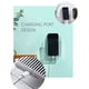 thumbnail image 4 of Organizador de pared de plástico transparente con cinta adhesiva | Soporte para artículos pequeños con orificio de carga para celulares, controles remotos y bolígrafos | Ahorra espacio en la, 4 of 7