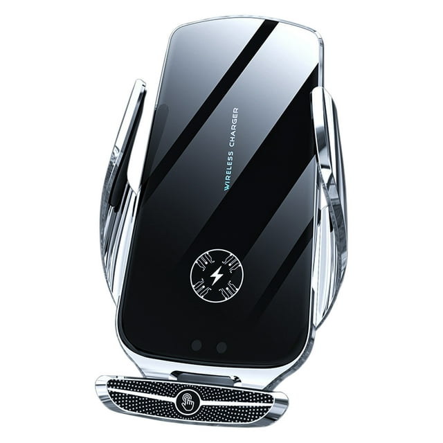 Wireless Car Charger Mount,Auto Clamping Phone For Car, Upgraded Model,15W Fast Charging/Magnetic Charging For Android And IOS