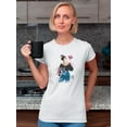 thumbnail image 2 of Girl T Shirt Art Shaped T-Shirt Women -Image by Shutterstock, Female Large, 2 of 4