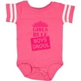 thumbnail image 3 of Inktastic Girls Rule, Boys Drool Girls Baby Bodysuit, 3 of 5