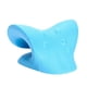 thumbnail image 4 of Relajante de cuello y hombros, dispositivo de tracción cervical para aliviar el dolor y alinear la columna cervical, almohada quiropráctica para estirar el cuello (azul) Rojo Verde, 4 of 4