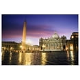 thumbnail image 1 of Great BIG Canvas | Rolled Jim Holmes Poster Print entitled Nightfall At The Square At St. Peter's. The Vatican. Rome, Italy, 1 of 4
