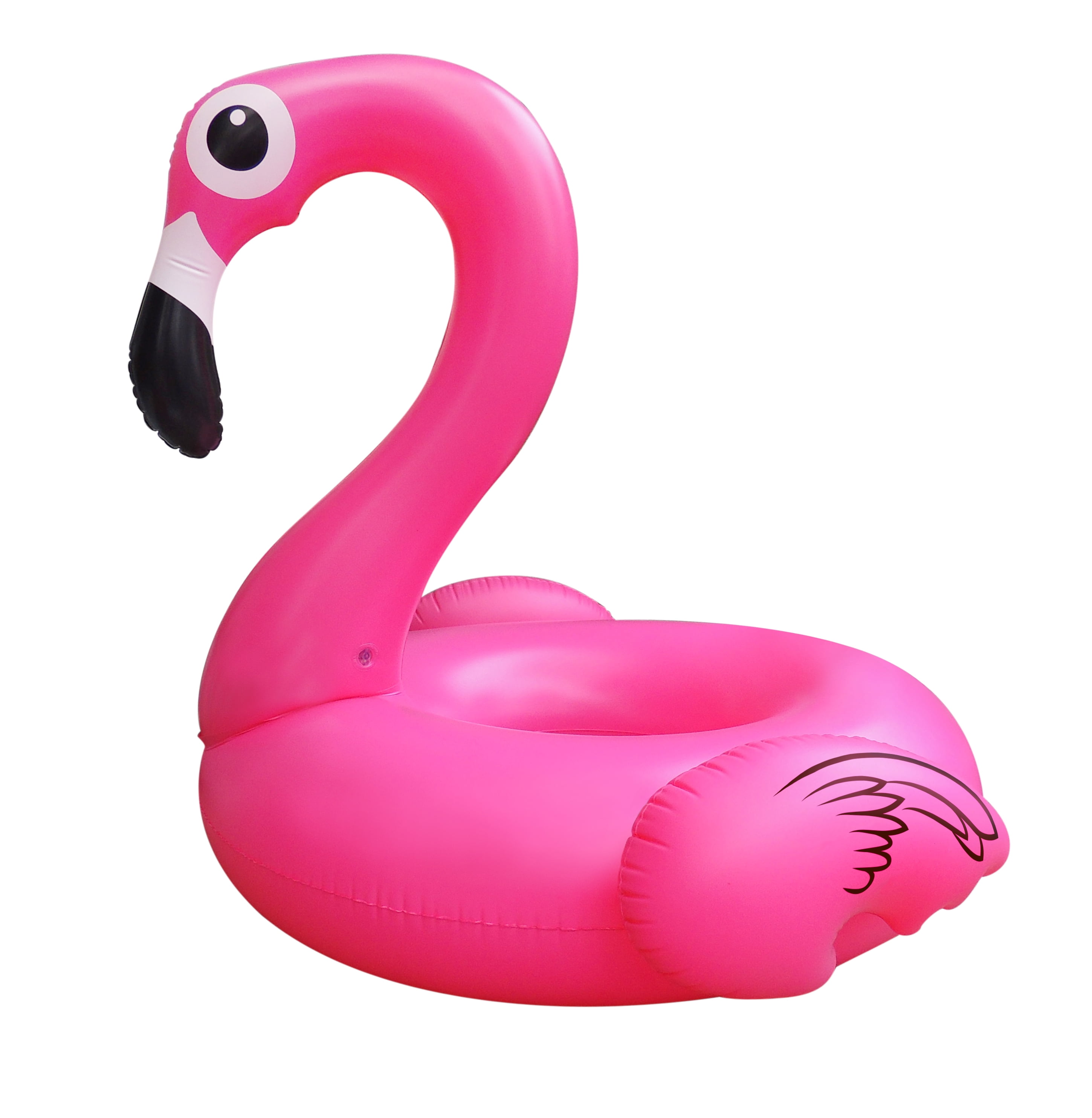 106" Giant Inflatable Flamingo Water Float Raft Ride On Pool Lounger Beach Toy 