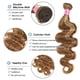 thumbnail image 3 of Extensiones de cabello Luduna Body Wave 100% virgen brasileña, 3 of 6