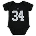 thumbnail image 2 of Infant Mitchell & Ness Bo Jackson Black Las Vegas Raiders Mainliner Retired Player Name & Number Bodysuit, 2 of 3