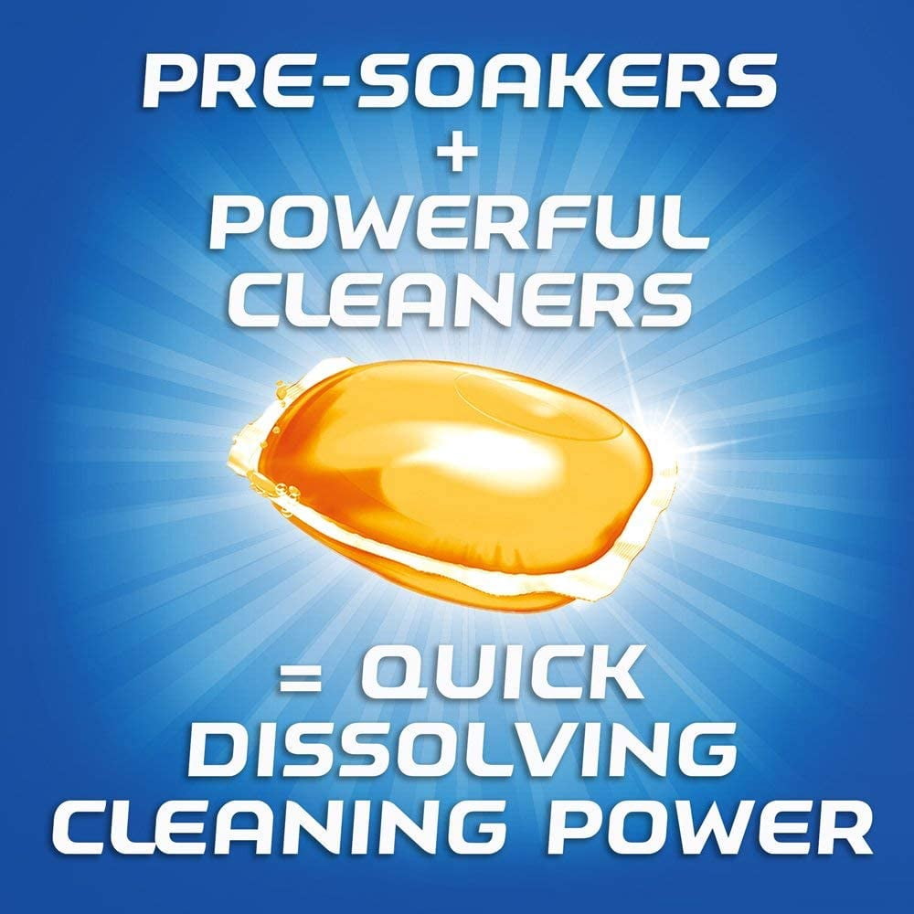 Gelpacs Dishwasher Detergent, Orange Scent, 84 Count