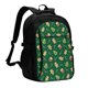 thumbnail image 1 of Easygdp green Christmas Element Mochila para Laptop de Viaje con Puerto USB, Mochila para Laptop con Puerto de Carga USB para Mujeres y Hombres, 1 of 7