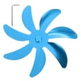 thumbnail image 1 of Ventilador de estufa con aspas de aleación de aluminio, 7 aspas, fácil instalación, universal, repuesto para ventilador de chimenea, color azul, 1 of 14