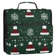 thumbnail image 5 of FORMRS Zipper Binder with Shoulder Strap 2-inch Ring 500 Sheet Capacity File Bag, Christmas Santa Hats, 5 of 5