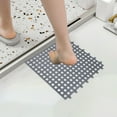 thumbnail image 7 of Interlocking Non-Slip Bathroom Floor Mats | 30x30cm Plastic Tiles for Shower, Pool & Pet Areas | 9.4mm Thick Drainage Design | White, Gray, Blue, Red, Yellow, Green, 7 of 7