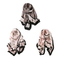thumbnail image 2 of Qarigey Nueva bufanda de mujer, chal estampado detallado para otoño, bufanda de moda para mujer, bufanda de invierno, envoltura para la cabeza Ropa, zapatos y accesorios Miscelánea Beige, 2 of 6