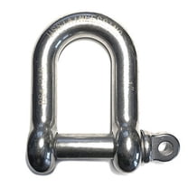 US STAINLESS Stainless Steel 316 D Shackle 1" (25mm) Marine Grade