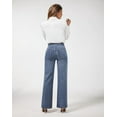 thumbnail image 3 of roswear Wide Leg Jeans Woman High Waist Stretchy, 29.92" Inseam, Size 4-16, 3 of 6