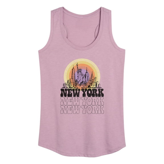 Instant Message - New York Vintage - Women's Racerback Tank Top