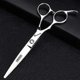 thumbnail image 3 of Tijeras profesionales japonesas de acero inoxidable para cortar el cabello, 15 cm, para zurdos, con mango ergonómico., 3 of 5