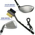 thumbnail image 3 of Club Brush Cleaner Double Sided Wire Nylon Bristle Lightweight Cleaning Tools Ergonomic Design, 3 of 11