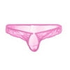 Hot Men Lingerie Floral Lace Mesh Semi See-through Briefs Bikini Underwear