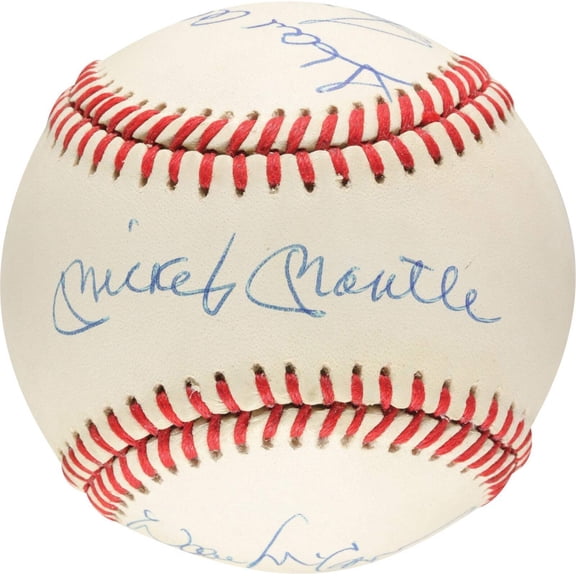 500 Home Run Signed Baseball Mickey Mantle Hank Aaron Willie Mays 10 Sigs PSA
