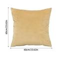 thumbnail image 3 of Pillow Cover Solid Velvet Throw Pillow Cover 1 Piece No Pillow Insert For Home Sofa Bedroom Office, 3 of 9
