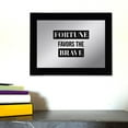 thumbnail image 5 of Fortune Favors The Brave, 12x9 Decorative Wall Plaque | Easel Mount Option | Inspirational Affirmation Wall Art, 5 of 8