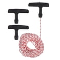 thumbnail image 1 of 1 Set Lawn Mower Pull Rope Guide Generator Pull Cord Mower Pull Rope Lawn Mower Pull Cord Recoil Starter Rope With Handle For Lawn Mower, 1 of 7