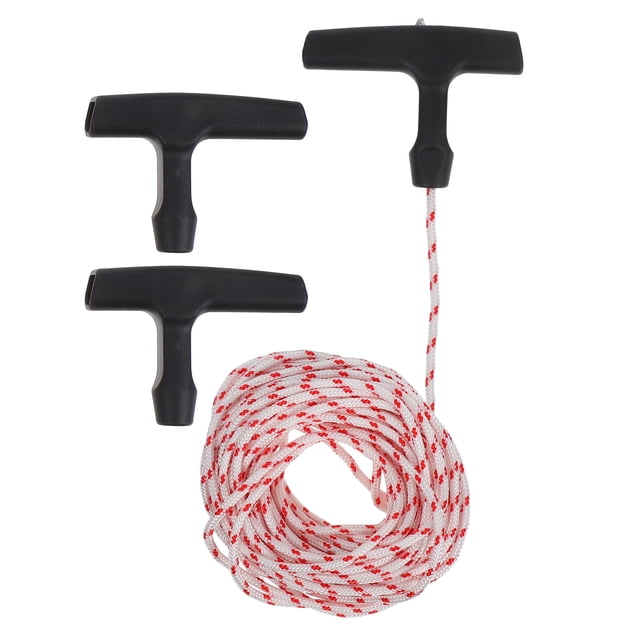 1 Set Lawn Mower Pull Rope Guide Generator Pull Cord Mower Pull Rope Lawn Mower Pull Cord Recoil Starter Rope With Handle For Lawn Mower