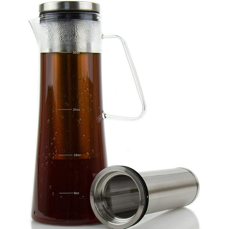 How to Make Cold Brew Tea With Loose Leaf Tea - Using a Pitcher with an  Infuser - Easy & Simple 