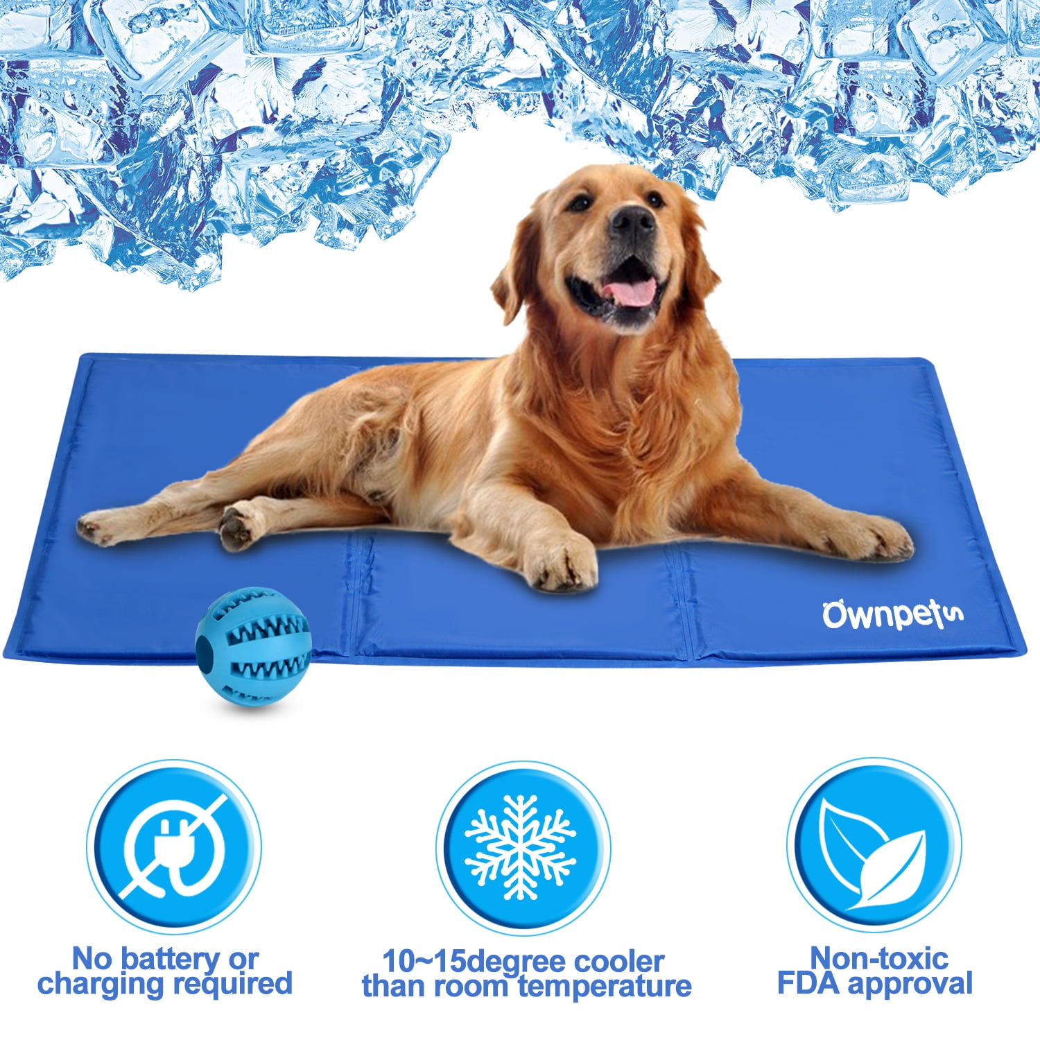 pressure activated cool pet pad