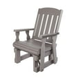 thumbnail image 4 of Amish Casual Heavy Duty 600 Lb High Back Mission Treated Glider Chair, Cedar Stain, 4 of 10
