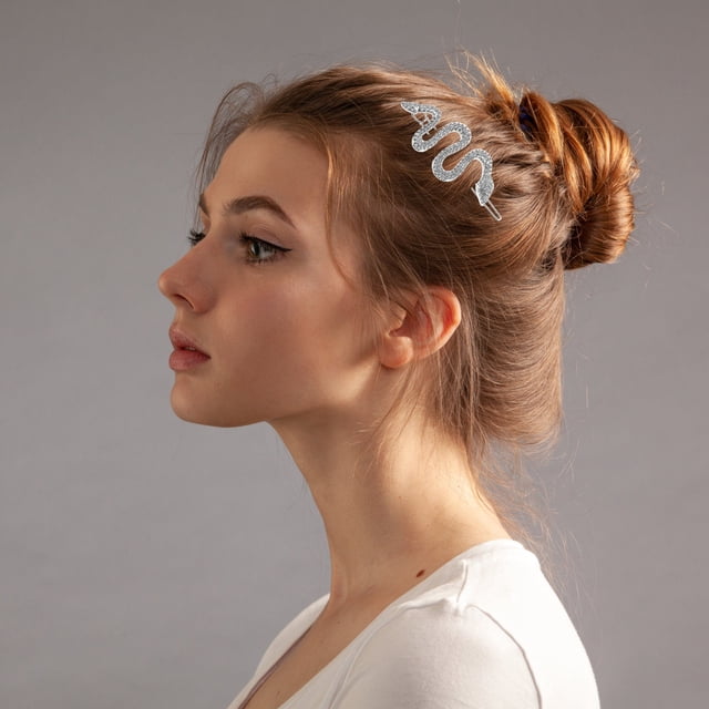 LOLIPPYY Barrettes Cheveux de Serpent Durables et Difficiles à Déformer 2 Pcs pour Femmes