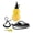 Yellow, variant on BOKYAN 28.2 oz / 800 ml Gourd Sports Water Bottle Black Portable Drop Proof Leak Proof Tritan Drinking Jug for Travel Outdoors