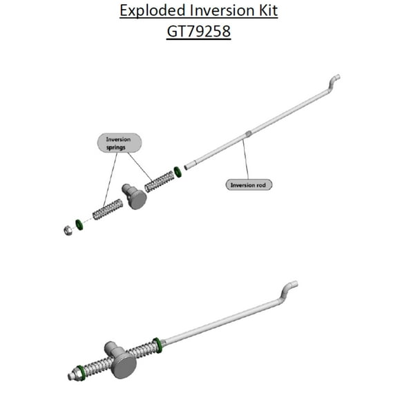 GT79258 Inversion Kit fits General Transmission RS800 RS800P RS800F replaces Husqvarna 587291402