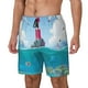 thumbnail image 1 of Balery Lighthouse Sea Port Bañador para hombre, shorts de playa de secado rápido con entrepierna y forro de compresión-XX-Large, 1 of 6