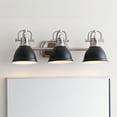 thumbnail image 2 of Safavieh Roland 8.5 in. H Modern Glam Three Light Bathroom Sconce, 2 of 5