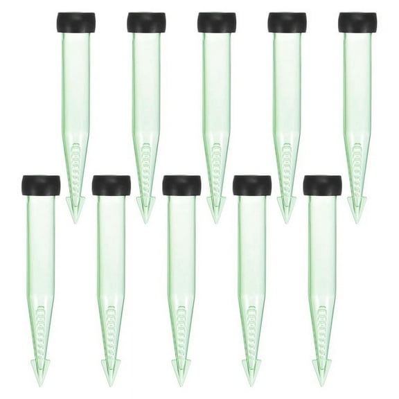 50-Pack Floral Water Tubes, 4 Inch/ 10cm Plastic Floral Tubes with Rubber Caps for Flower