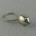 thumbnail image 3 of Naierhg 1PcMini Pig Keychain Keyring Keyfob Gift Ring Charm Decoration, 3 of 6