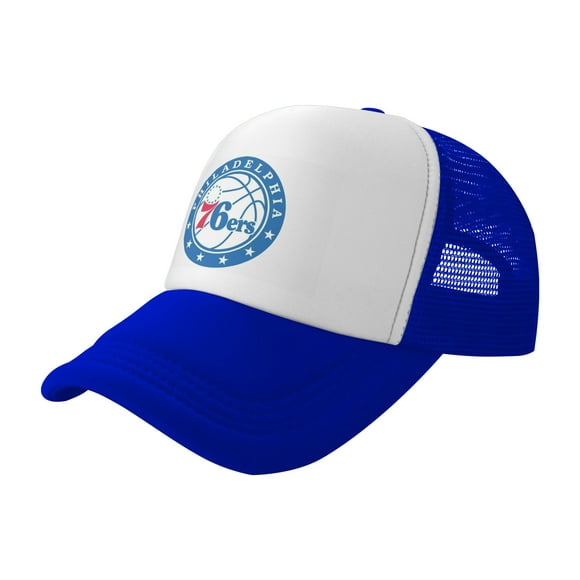 Philadelphia 76ers Trucker Hats Blue One Size Adjustable Snapback Hat