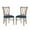 Multi-color, variant on Linon Andes Chair Nat Blue Set Of 2