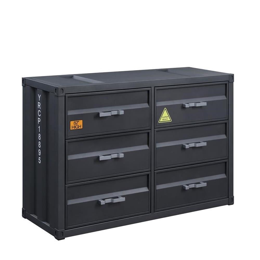 Acme Furniture Cargo Dresser in Gunmetal Finish