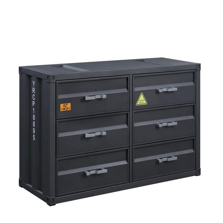 Acme Furniture Cargo Dresser in Gunmetal Finish - Walmart.com