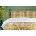thumbnail image 4 of Ambesonne Abstract Duvet Cover Set, Connected Royal Motifs, 2-Calking, Caramel and Multicolor, 4 of 7
