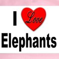 thumbnail image 2 of CafePress - I Love Elephants Cap - Adjustable 100% Brushed Unisex Casual Cotton Baseball Cap, Beige, 1, 2 of 2