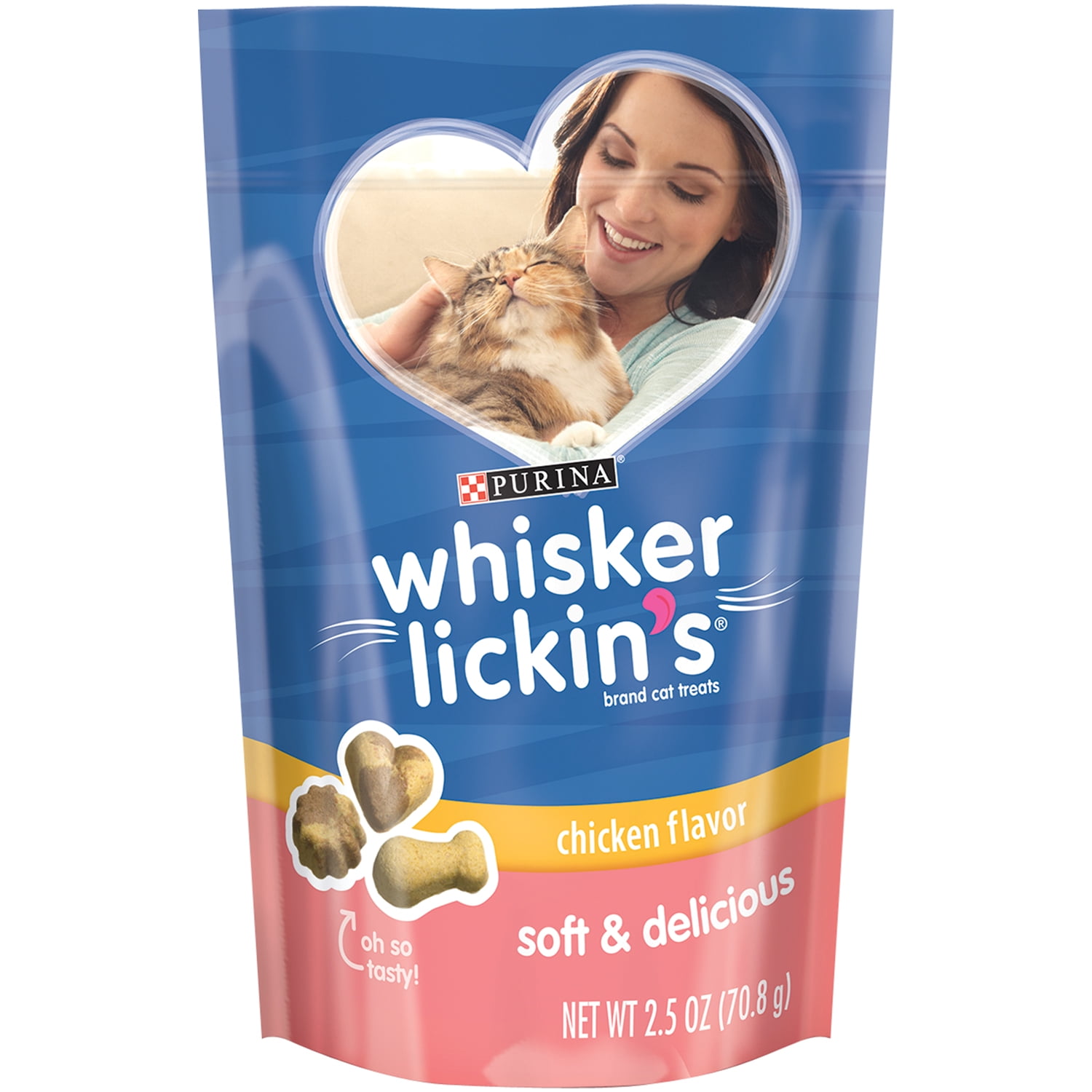 Purina Whisker Lickin S Crunchy Yummy En Seafood Flavors Purina Whisker Lickin S Crunchy Yummy En Seafood Flavors Cat Treats 6 5 Oz Pouch