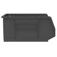 thumbnail image 2 of Akro-Mils 6 Pack of 14-3/4 x 16-1/2 x 7" Black AkroBins Plastic Storage Bin Hanging Stacking Containers # 30250BLACK, 2 of 3