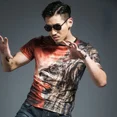 thumbnail image 2 of Ropa de calle para hombre, camisetas, tops, músculos, gimnasio, motocicleta, camisetas ajustadas para hombre, venta al por mayor, moda suelta, música, 5xl, 2 of 5